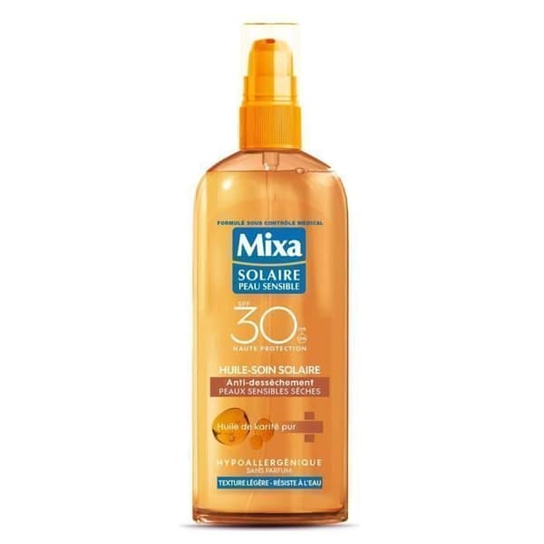 Antitorkande solvårdsolja - MIXA SOLAIRE - Intense Nutrition SPF 30 - 150 ml