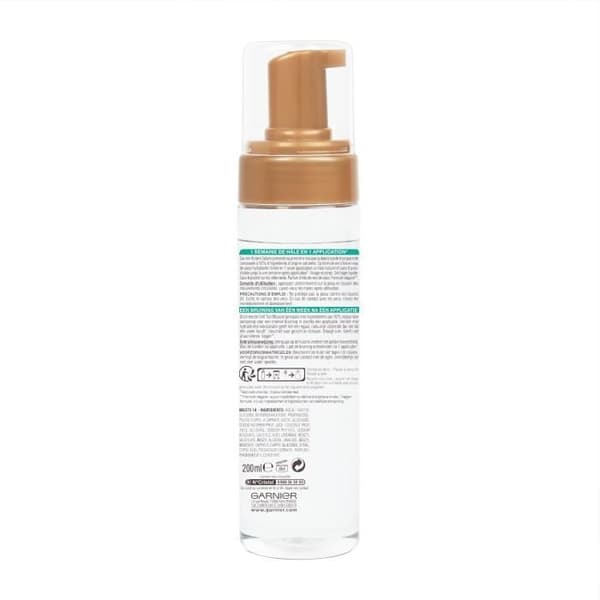 GARNIER Ambre Solaire Transparent Self-Tanning Mousse - berikad med kokosolja - 200 ml