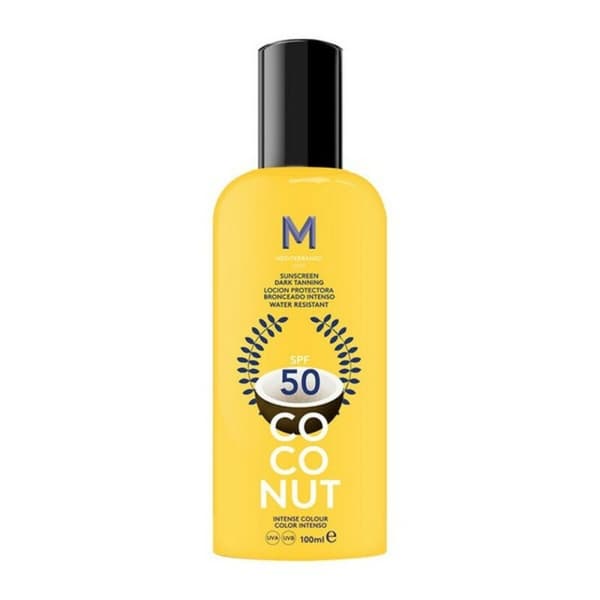Aurinkosuoja Coconut Dark Tanning Mediterraneo Sun - Spf 50 - 200 ml