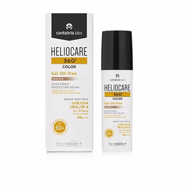 HELIOCARE 360° COLOR tinted sunscreen gel oil free SPF50+ #bronze 50 ml