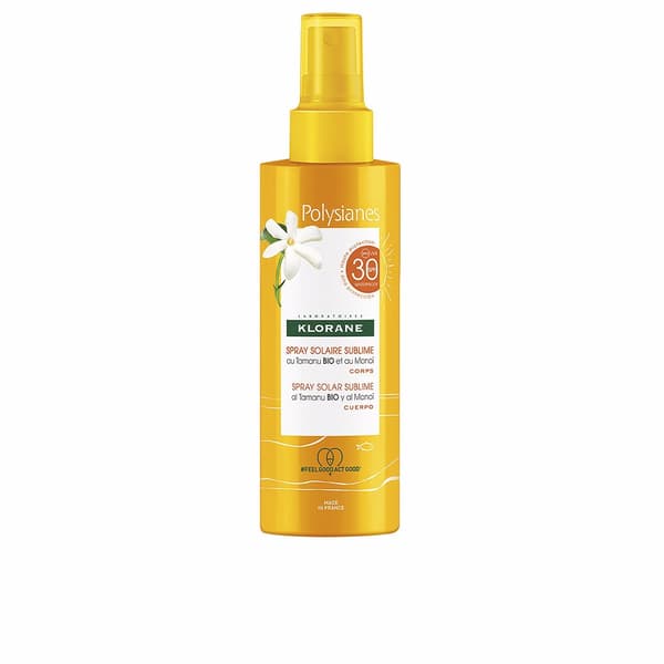 POLYSIANES MONOÏ Y TAMANU BIO body sun spray SPF30 200 ml