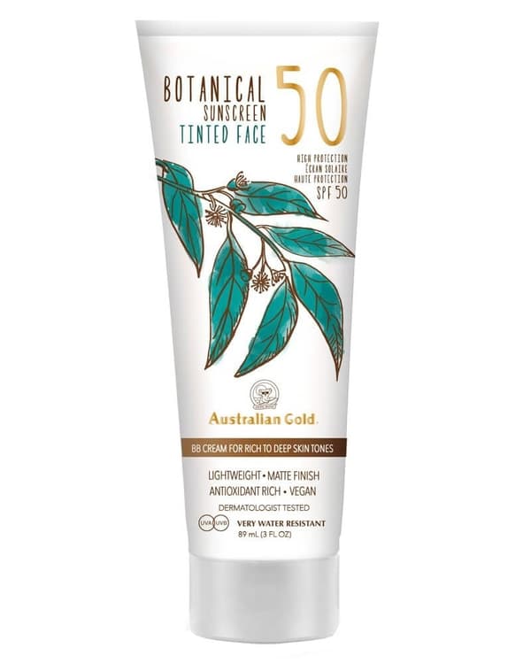 Australian Gold Botanical Tinted Face Cream SPF 50 88 ml - Rik/Djup