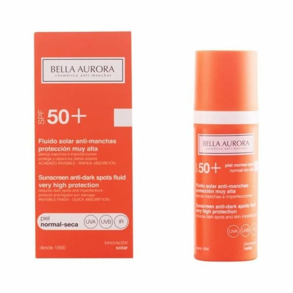 Maksaläiskiä ehkäisevä aurinkoemulsio Spf +50 Bella Aurora 2526108 SPF 50+ 50 ml
