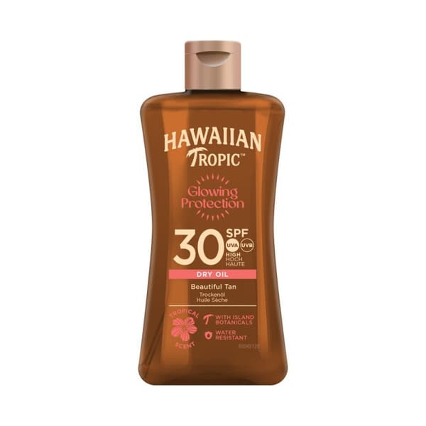 Hawaiian Tropic Glowing Protection Dry Oil SPF30 100 ml - Solskydd