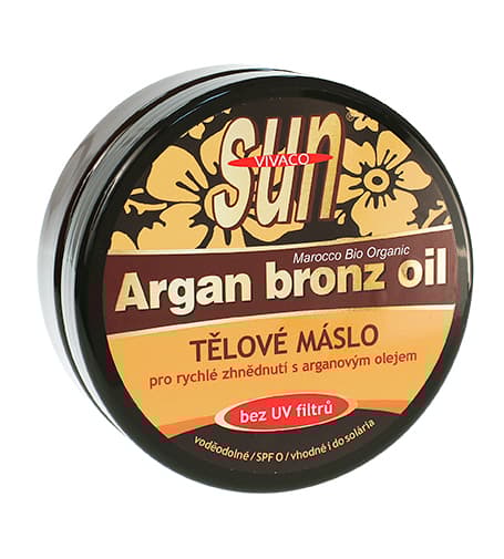 Vivaco SUN Argan Bronz Oil suntan butter with organic argan oil without uv filters 200 ml