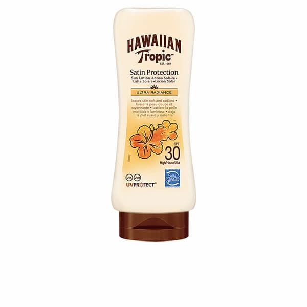 Sol Lotion Satin Protection Ultra Radiance Hawaiian Tropic - Spf 30 - 180 ml