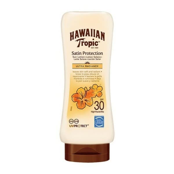 Sol Lotion Satin Protection Ultra Radiance Hawaiian Tropic - Spf 30 - 180 ml