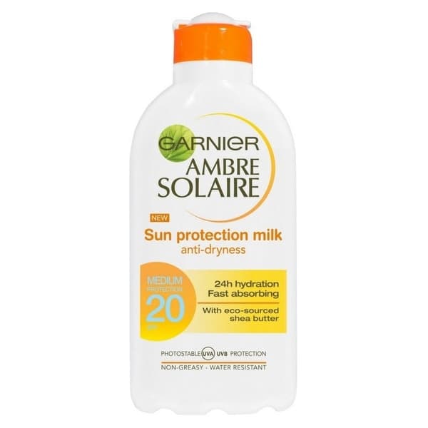 Garnier Ambre Solaire - Aurinkosuojamaito 200ml - SPF 20
