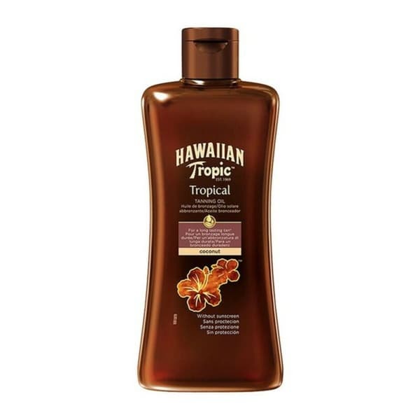 Rusketusöljy Coconut Hawaiian Tropic - Spf 0 - 200 ml