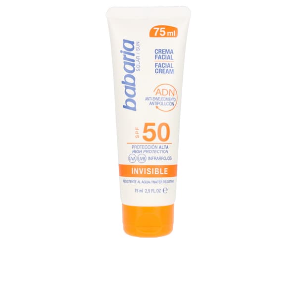 BABARIA SOLAR ADN INVISIBLE facial sun cream SPF50 75 ml