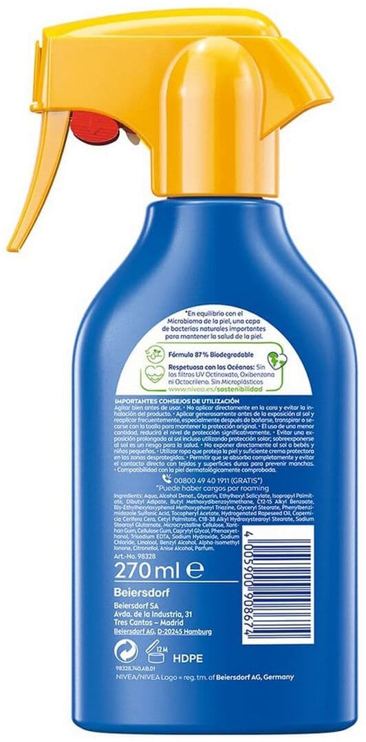 Spray Sun Protector Nivea Sun Bronzer Spf 20 (270 ml)