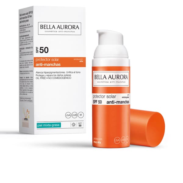 BELLA AURORA SOLAR anti-dark spots mixed/oily gel SPF50 50 ml