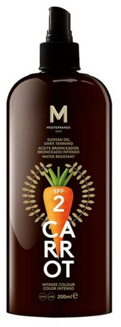 Sun Block Carrot Suntan Oil Mediterraneo Sun