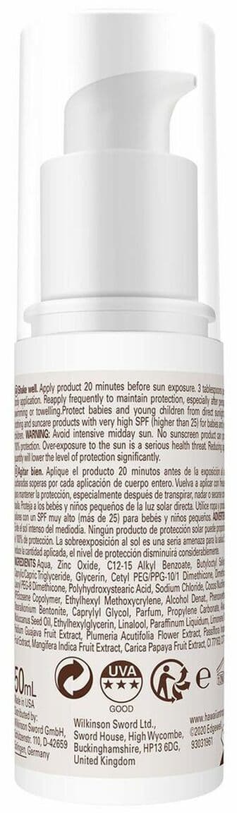 Sun Lotion Hawaiian Tropic Y301764100 Sun Milk Spf 30 50 ml