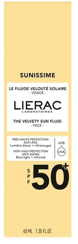 Sun Milk Lierac SUNISSIME Spf 50 40 ml Anti-ageing