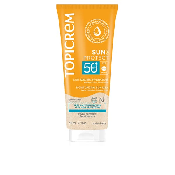 TOPICREM SUN PROTECT moisturising sun milk SPF50+ 200 ml