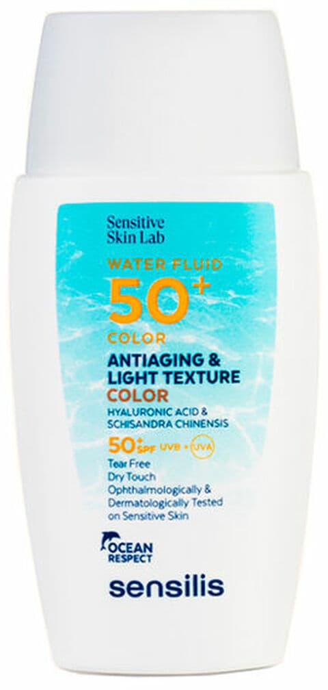 Sun Protection with Colour Sensilis Antiaging Light Texture Color SPF 50+ 40 ml