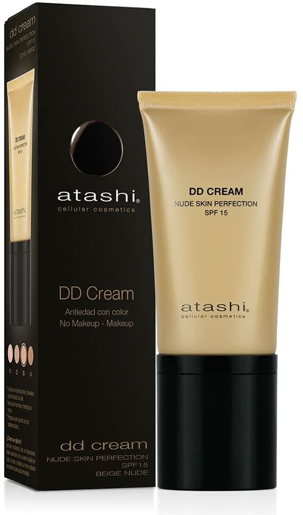 Sun Protection with Colour Atashi Celullar Cosmetic Dd DD Cream Spf 15 Beige 50 ml