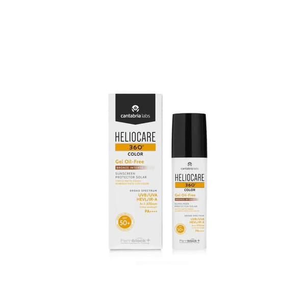 Solskydd - HELIOCARE - Gel Oil Free Bronze Intense Spf50 - Index 50 - Ej fet - 50 ml