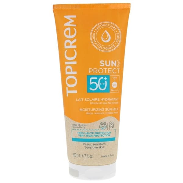 Solkräm - Topicrem - SPF50 - 200 ml - Hypoallergenisk - UV-skydd