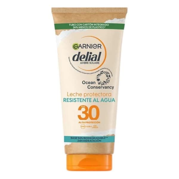 Solskyddslotion - Garnier - SPF 30 - Lätt textur - Icke fet - Ekologisk