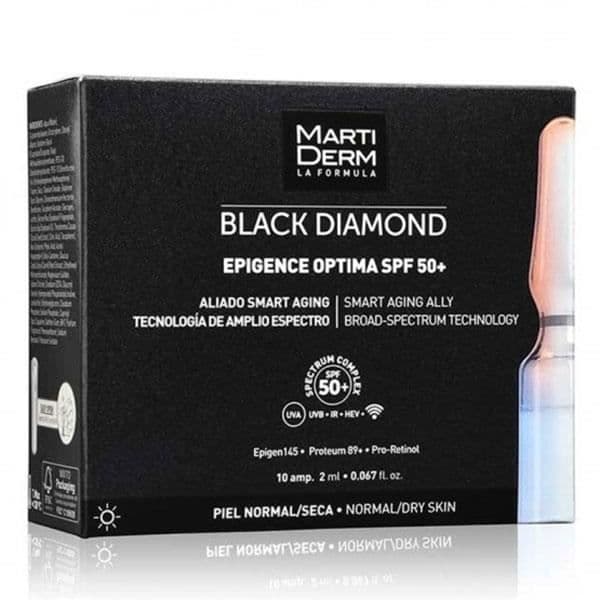 MartiDerm Black Diamond Epigence Optima SPF50+ 10 flaskor