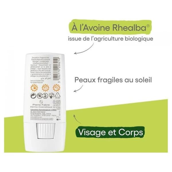 Stick solros - A-DERMA - Protect X-Trem - SPF 50+ - Hypoallergén - 8g