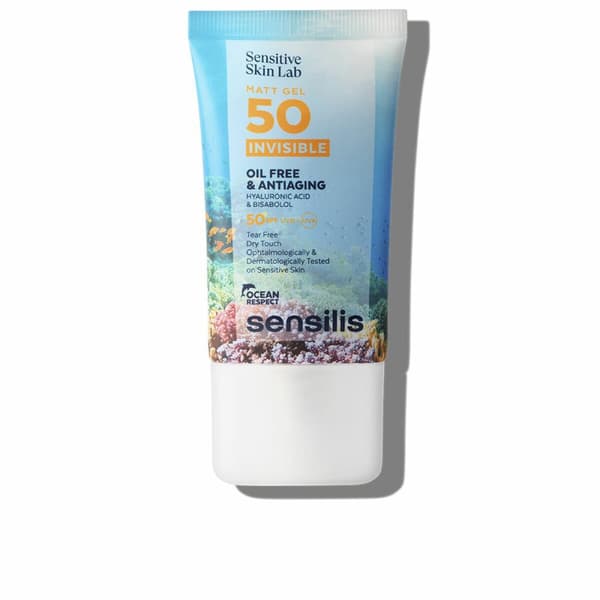 Solskydd Sensilis Matt Gel Invisible Spf 50+ 40 ml 200 ml