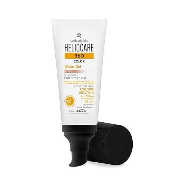 Heliocare 360° färgad vatten gel beige spf50+ 50ml