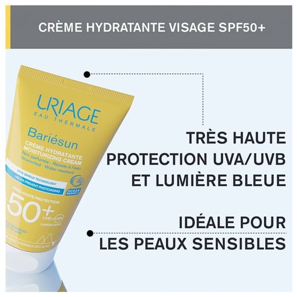 Uriage Bariésun Fuktighetskräm Spf50+ Parfymfri