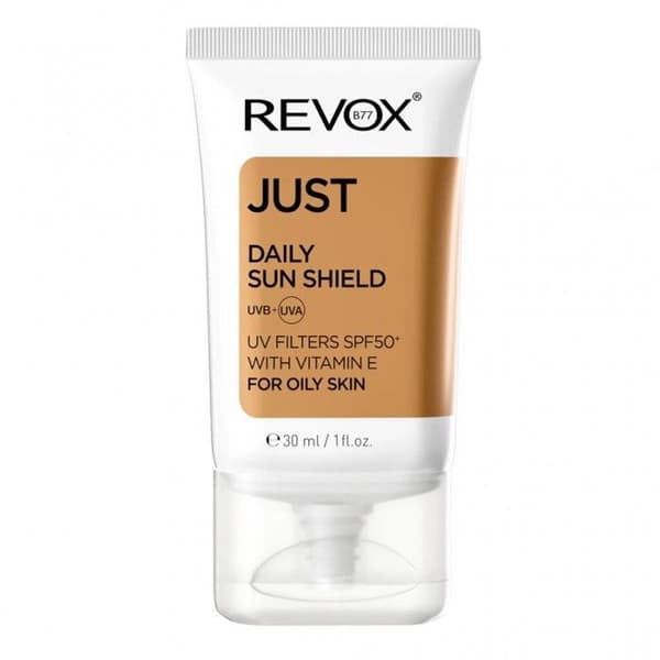 Solkräm - REVOX - B77 JUST DAILY SUN SHIELD - 30ml - SPF 50+ - Fet hud
