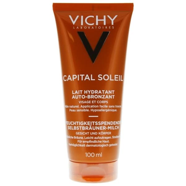 Autobronzerande Lait - Vichy - Idéal Soleil - 100ml - Återfuktande - Hypoallergenisk