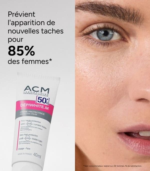 Skyddande kräm - ACM - Dépiwhite - SPF50+ - 40ml - Hypoallergenisk