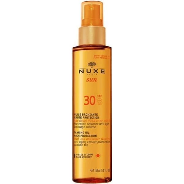 Nuxe Sun Tanning Oil SPF30 Ansikte &amp; Kropp 150ml