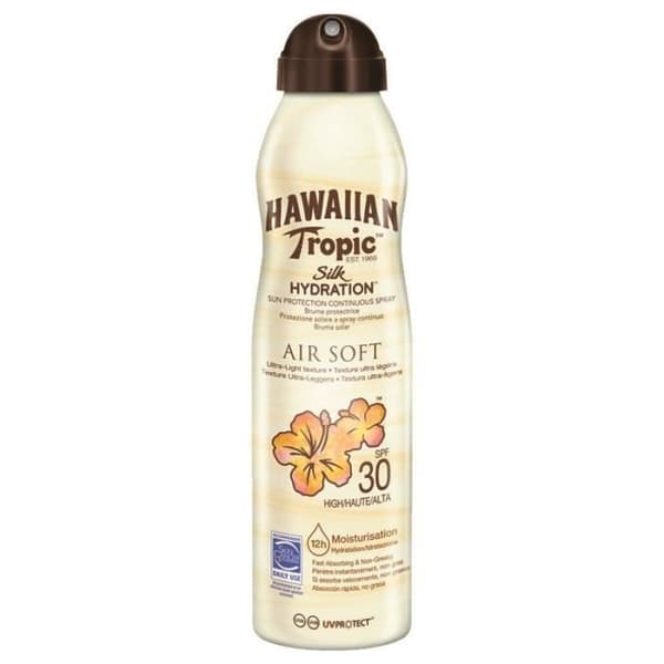 HAWAIIAN TROPIC Air Soft Silk Hydration Protective Mist - SPF 30 - 177ml