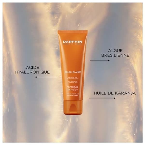 Solskydd - Darphin - Soleil Plaisir - SPF 50 - 50 ml - Åldrande - UV-skydd