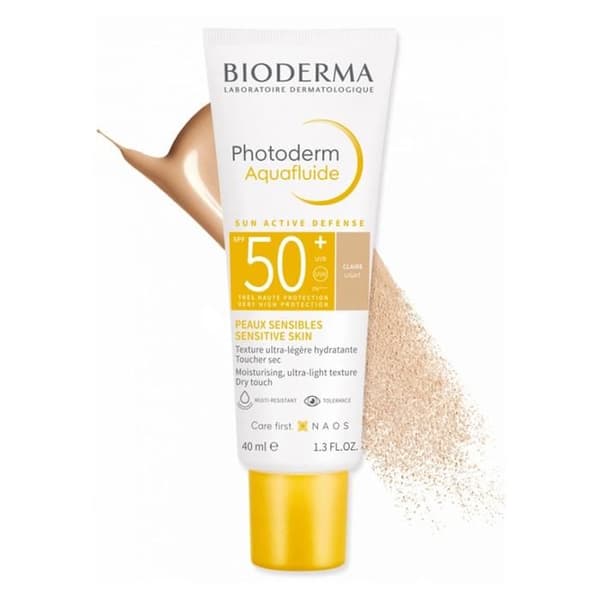 Solskydd - BIODERMA - PHOTODERM AQUAFLUIDE - SPF 50 - 40ml - Icke-fet, flytande textur