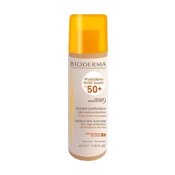 Solskydd - BIODERMA - Photoderm Nude SPF50+ - Ljusfärg - 40 ml