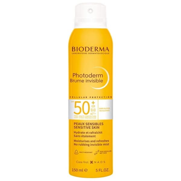 Bioderma Photoderm Invisible Mist Spf50+ Känslig hud Alkoholfri 150 ml