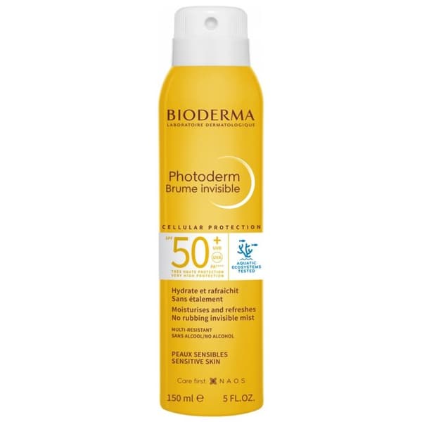 Bioderma Photoderm Invisible Mist Spf50+ Känslig hud Alkoholfri 150 ml
