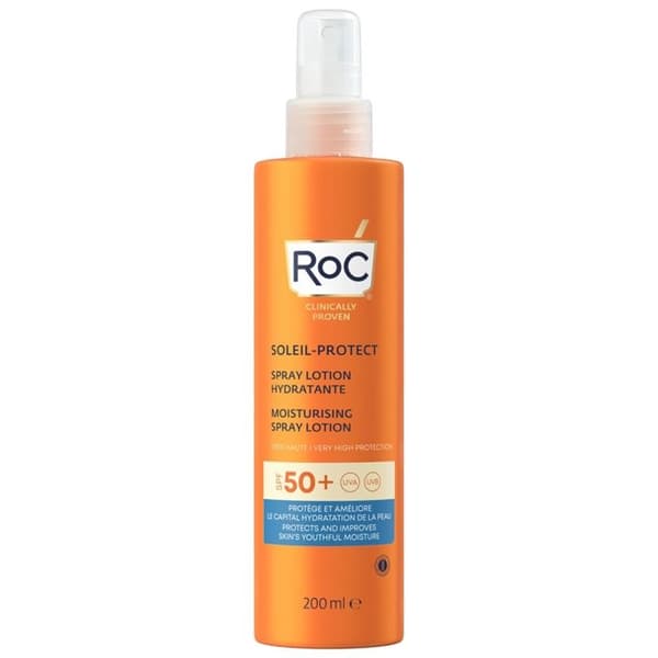 Roc Soleil Protect Corps Lait Spray Hydratant Spf50+ 200 ml - Ny Ean