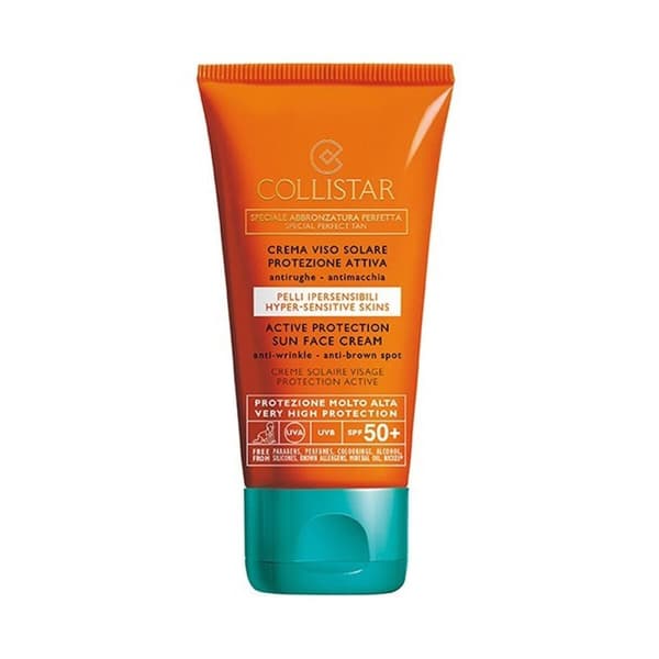 Maksaläiskiä ehkäisevä aurinkovoide Collistar Crema Solar SPF 50+ 50 ml