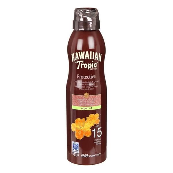 HAWAIIAN TROPIC Argan Dry Oil Mist - SPF 15 - 177ml