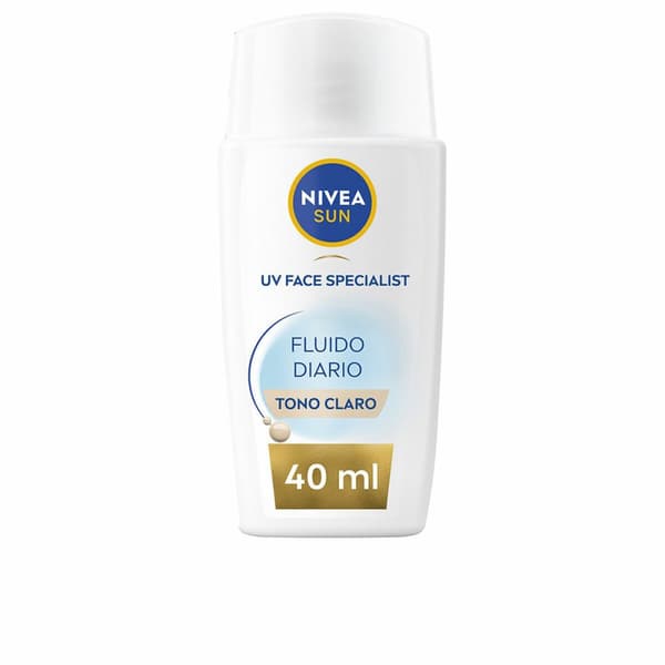 Solcreme til ansigtet Nivea SUN FACIAL Lysebrun Spf 50 40 ml
