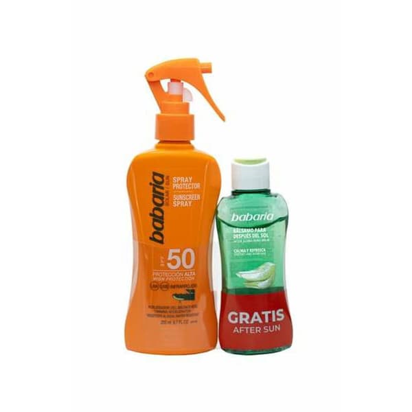 Spray Solbeskytter Babaria Spf 50 100 ml Aloa vera