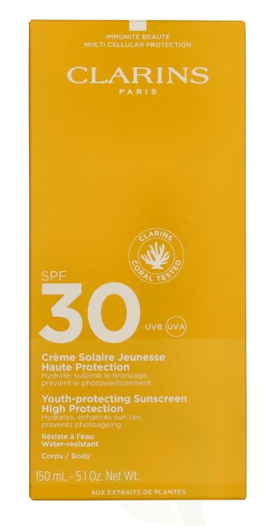 Clarins Youth-Protecting Suncreen High Protection SPF30 150 ml