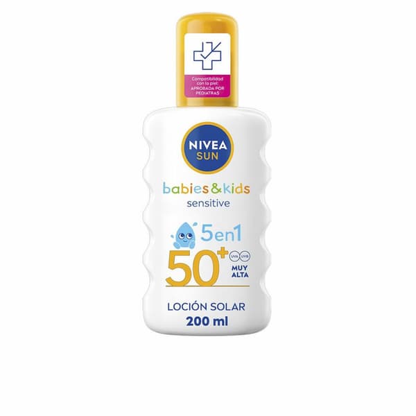 Solskydd för barn Nivea SUN BABIES&KIDS Spf 50+ 200 ml