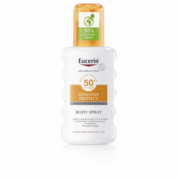 Kropps-solkremspray Eucerin SENSITIVE PROTECT Spf 50+ 200 ml