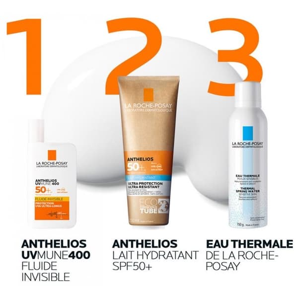 La Roche-Posay Anthelios Solkräm i Moisturizing Milk för Kropp Spf50+ Parfymerad 250 ml Eco-Ansvarig Tub