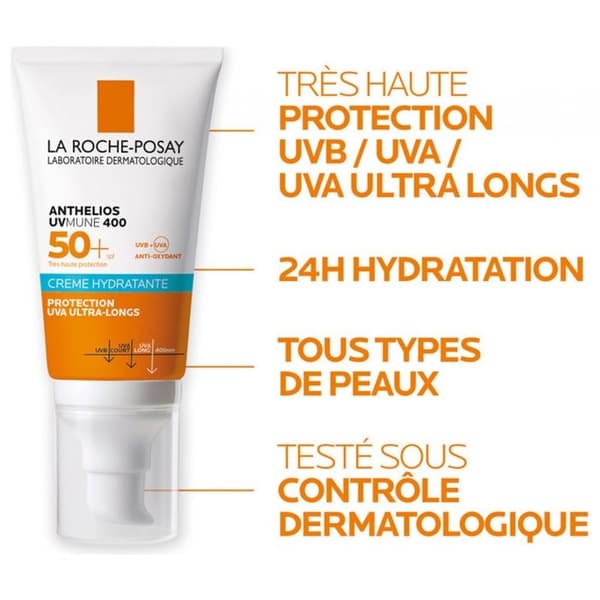 La Roche-Posay Anthelios Fuktighetskrem med Parfyme SPF50+ 50 ml